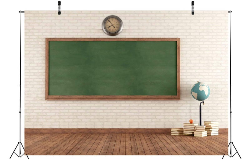 BELECO 7x5ft Fabric Back to School Backdrop Classroom Chalkboard Backdrop Classroom Photography Background Back to School Party Decorations Banner Online Teaching Teachers Students Photo Props - Image 4